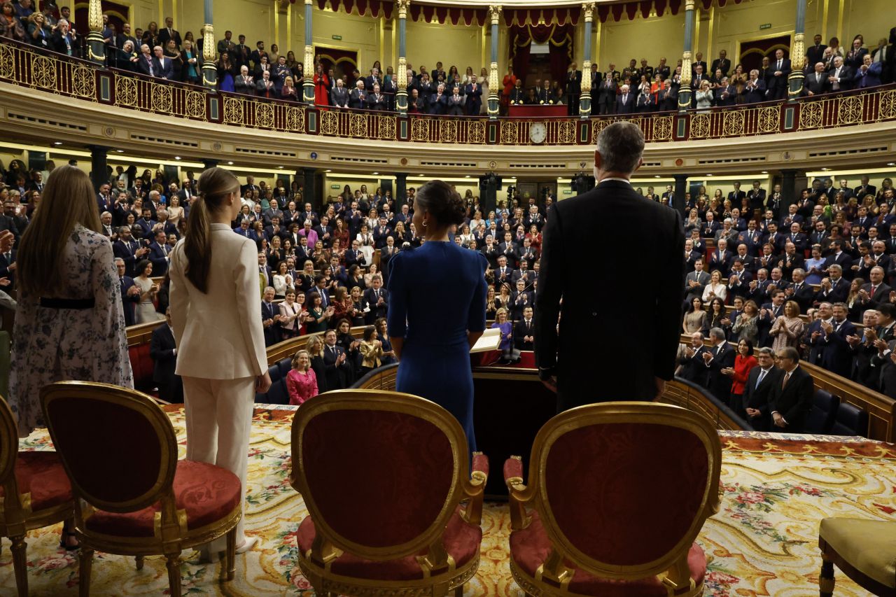 La Familia Real, en el Congreso para la jura de Leonor