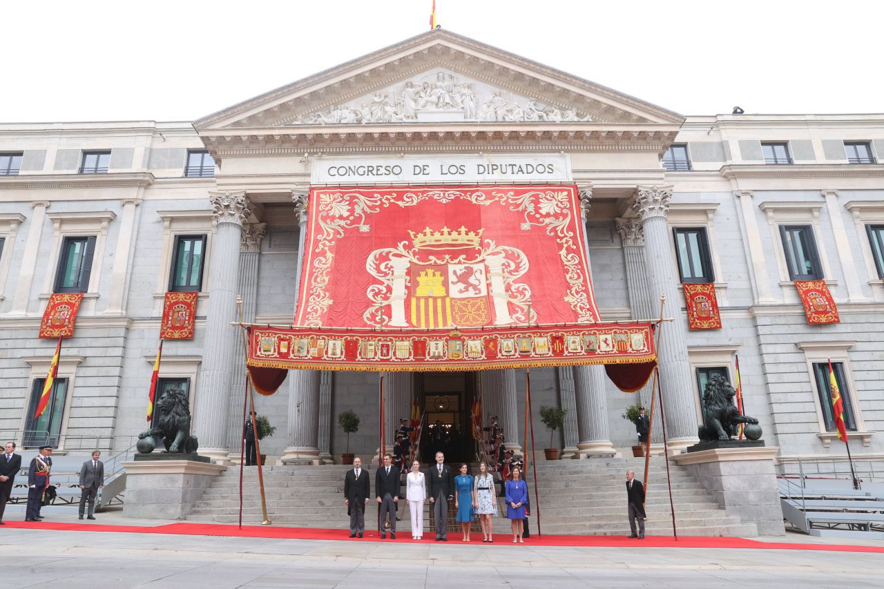 La Familia Real, en el Congreso para la jura de Leonor
