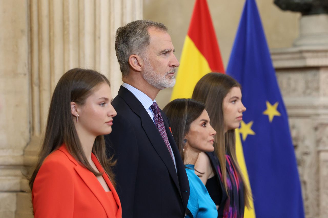 La Familia Real, en un acto