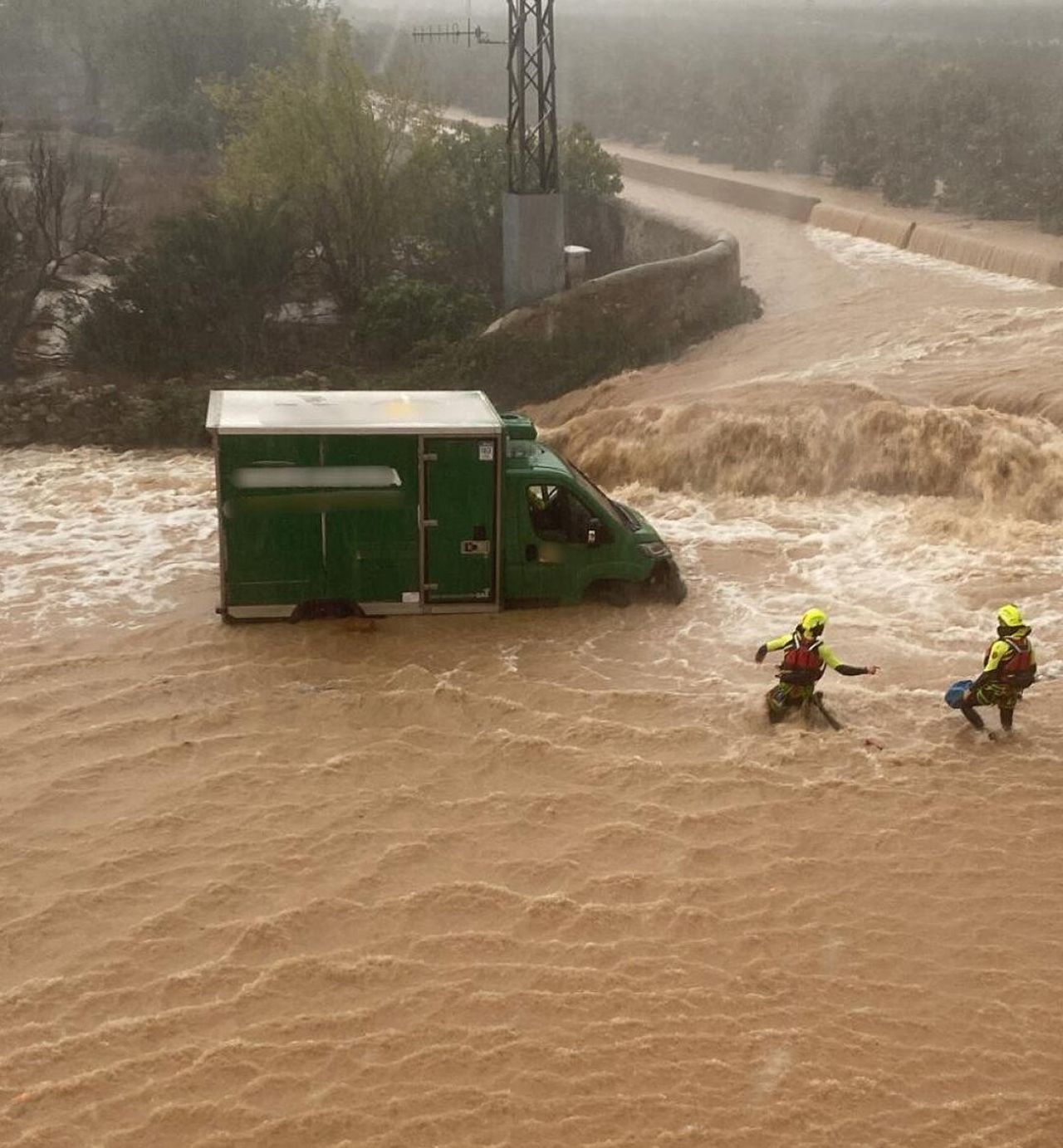 Imagen de las inundaciones en Valencia