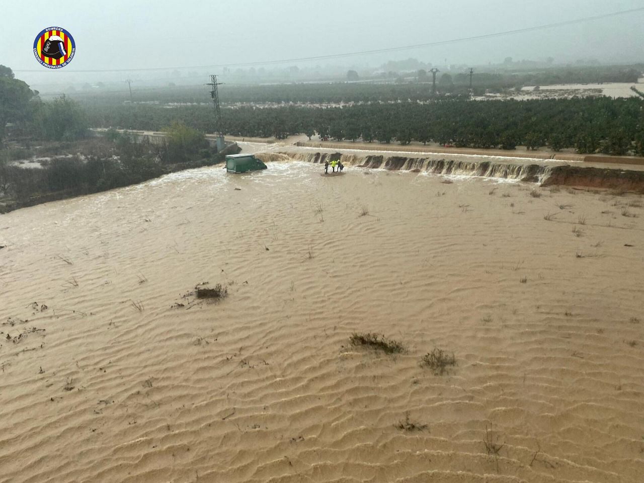 Imagen de las inundaciones en Valencia