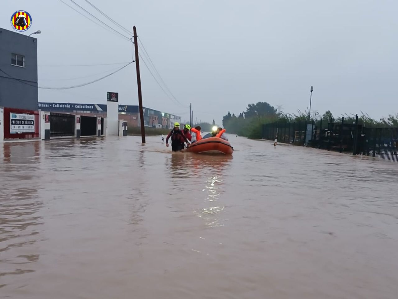 Imagen de las inundaciones en Valencia