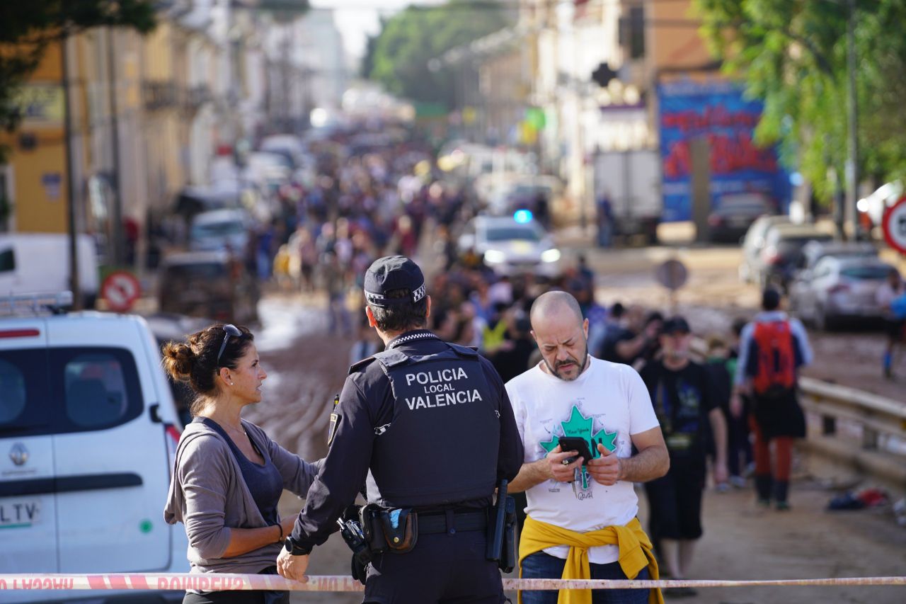 Voluntarios para las labores de ayuda tras la DANA de Valencia