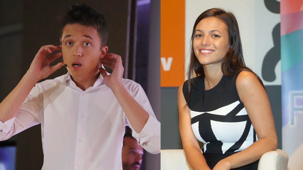 Errejón y Elisa Mouliaá 