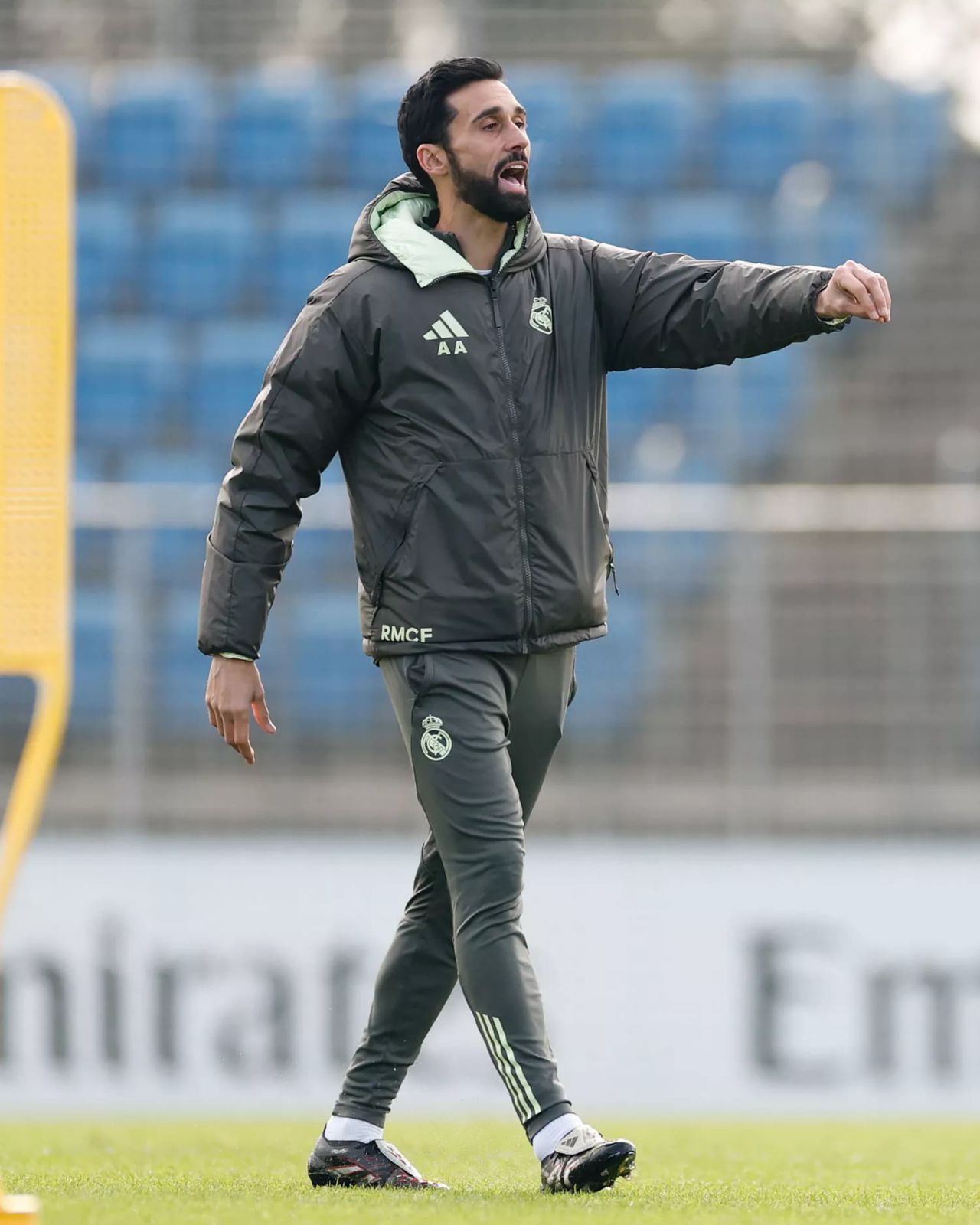 Arbeloa, en un entrenamiento