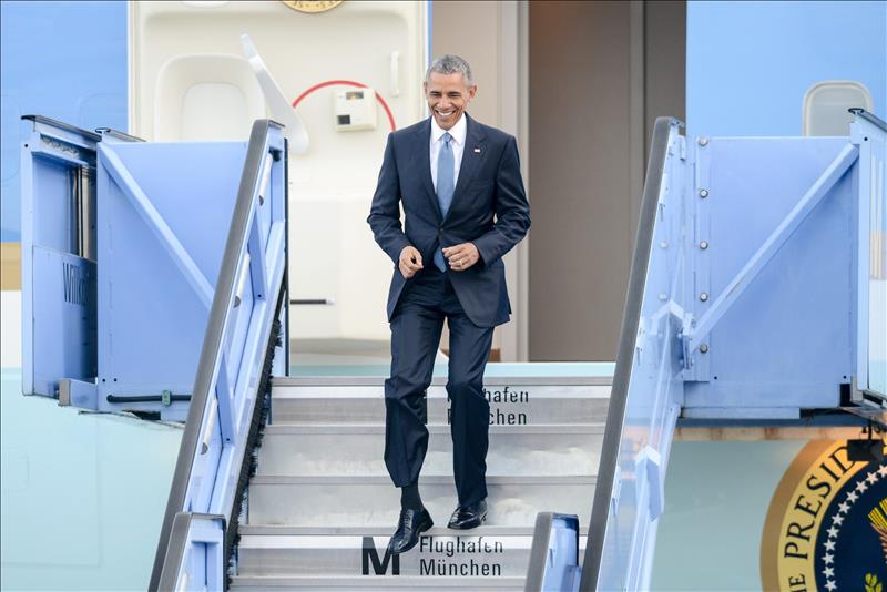 Obama llega en helicóptero a Elmau, donde arranca la cumbre del G7