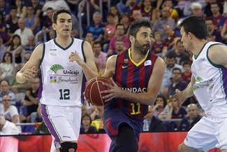 77-74. El Barcelona doblega a Unicaja y jugará su novena final consecutiva