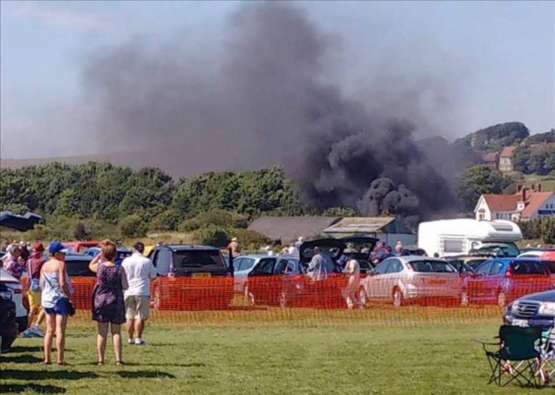 Siete muertos en accidente durante una exhibición aérea en Inglaterra