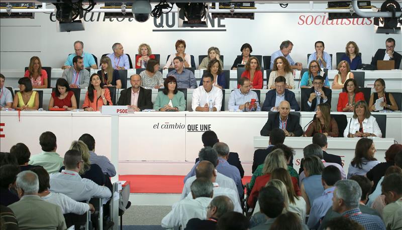 El PSOE aprobará el 17 de octubre las listas al Congreso y Senado