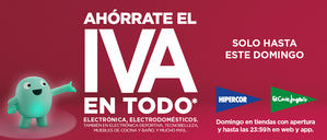 El Corte Inglés ofrece ahorrar el IVA en miles de productos sólo del 24 al 26 de mayo