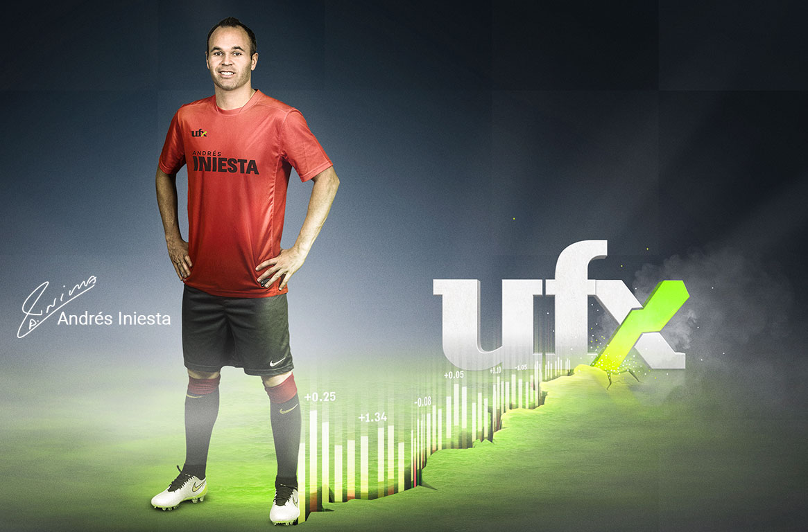 UFX contrata al futbolista Andrés Iniesta Luján como embajador de la marca