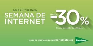 El Corte Inglés celebra la Semana de Internet con descuentos de hasta el 30% en web y app