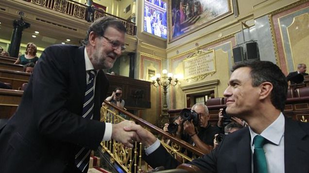 'El almuerzo bipartidista': Sánchez y Rajoy 'pelean' por el apoyo de Rivera