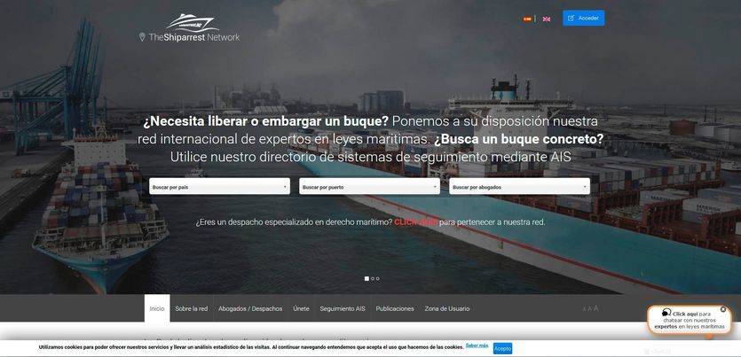The Shiparrest Network, nueva herramienta para los operadores del sector marítimo.