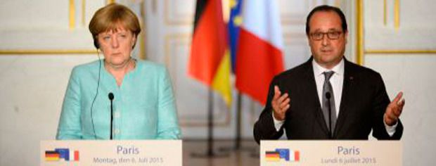 Merkel y Hollande dejan la puerta abierta a las negociaciones con Grecia