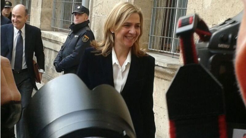 Los que grabaron en vídeo a la Infanta Cristina tendrán que ir a juicio