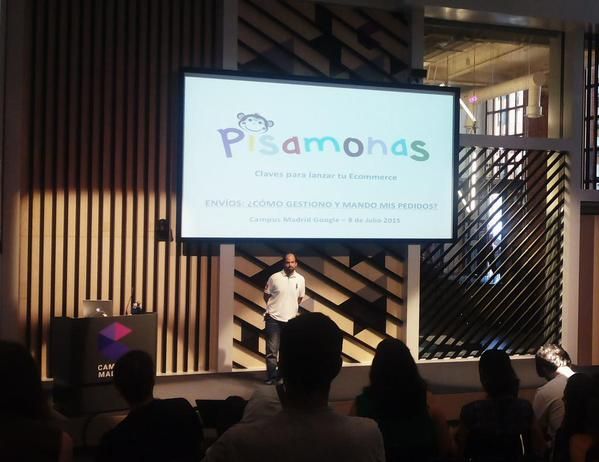 Lleno total en Campus Google de Madrid inspirando a emprendedores para lanzar tiendas online
