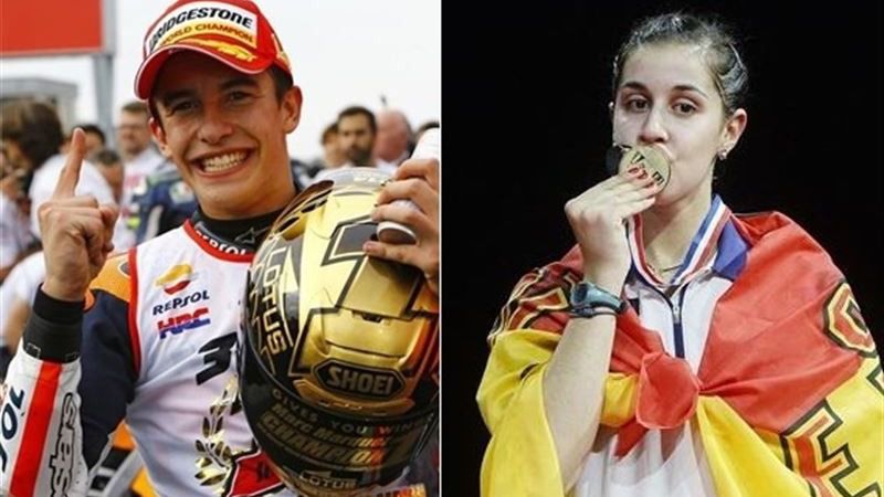 Carolina Marín y Marc Márquez, Mejores Deportistas Españoles de 2014