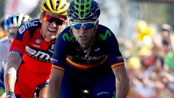 Contador se cae, Van Garderen abandona y Valverde se afianza en el tercer puesto del podio