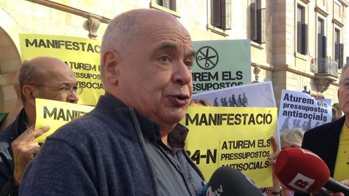 La lista única de izquierdas, la principal rival de Artur Mas, elige al activista Lluís Rabell como cabeza de cartel