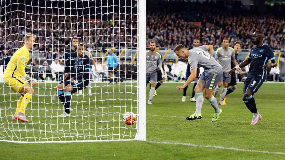 El Madrid exhibe pegada ante el Manchester City con goles de Benzema, Cristiano, Pepe y Cheryshev (4-1)