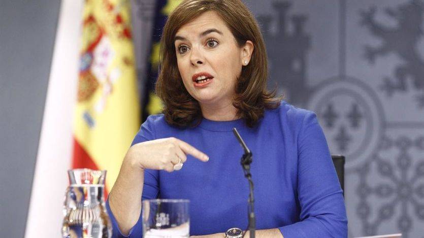 La vicepresidenta coincide con el Rey en que la postura de Artur Mas es 'irreconducible'
