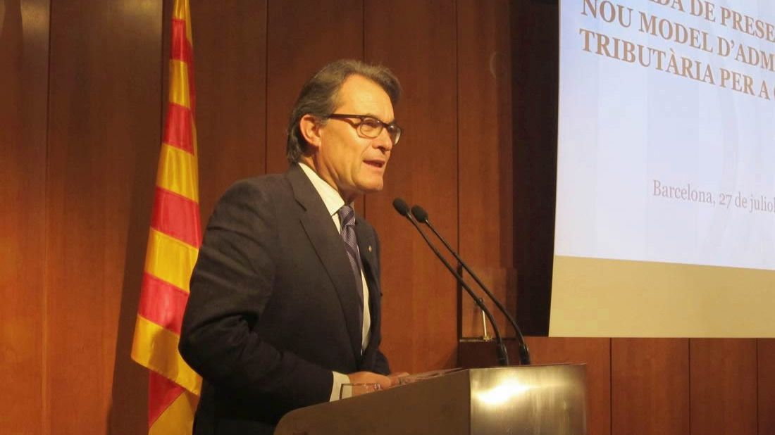 Artur Mas presenta su primer paso hacia la independencia, la 'Hacienda catalana': "Estamos a punto"