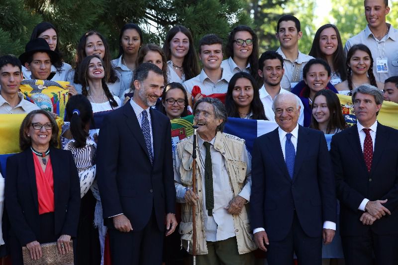 El rey Felipe VI recibe a la expedición de Ruta BBVA