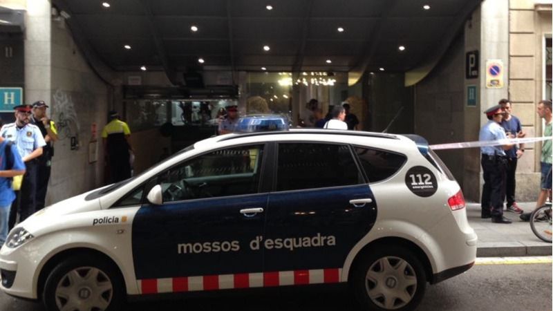 Un tiroteo en plena Rambla de Barcelona causa dos heridos