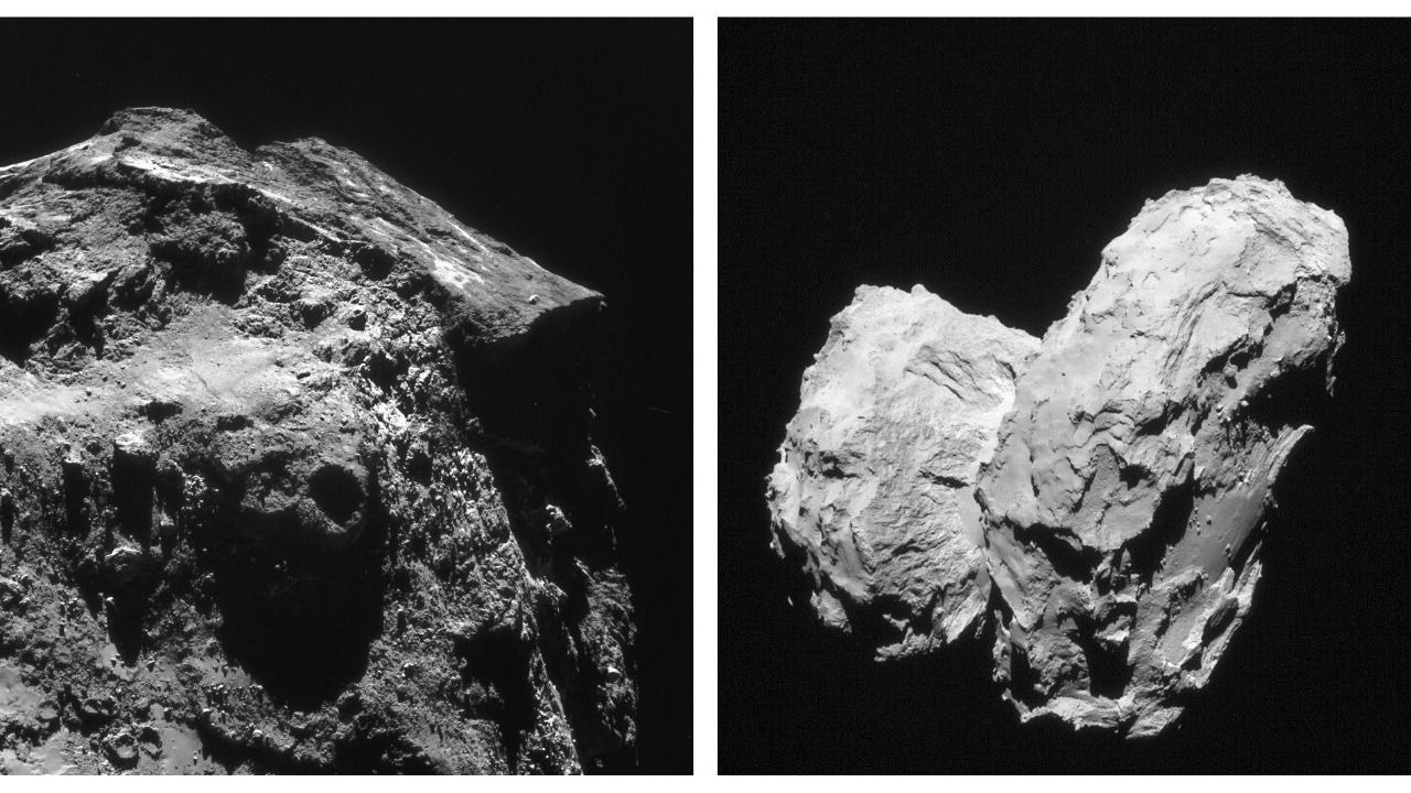 La sonda Rosetta cumple un año gravitando junto a su cometa