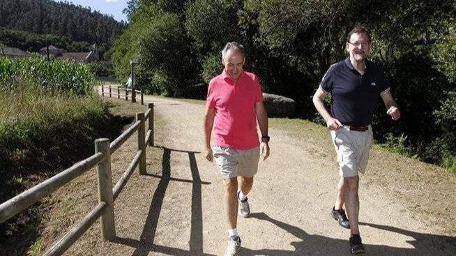 El veraneo del presidente. Rajoy se relaja en tierras gallegas