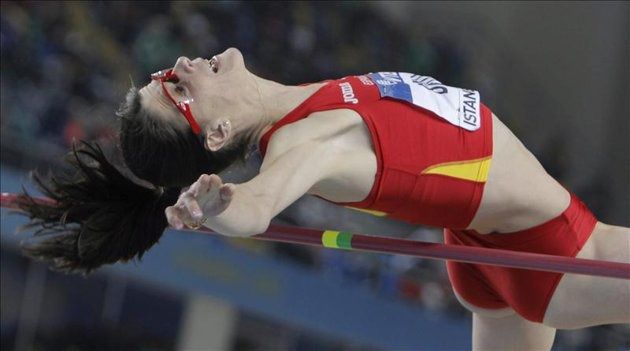 Ruth Beitia se ha quedado sin medalla