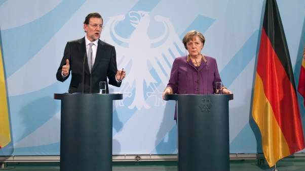 Rajoy vuelve con fuerza: inicia con la visita a Merkel una intensa semana de contactos