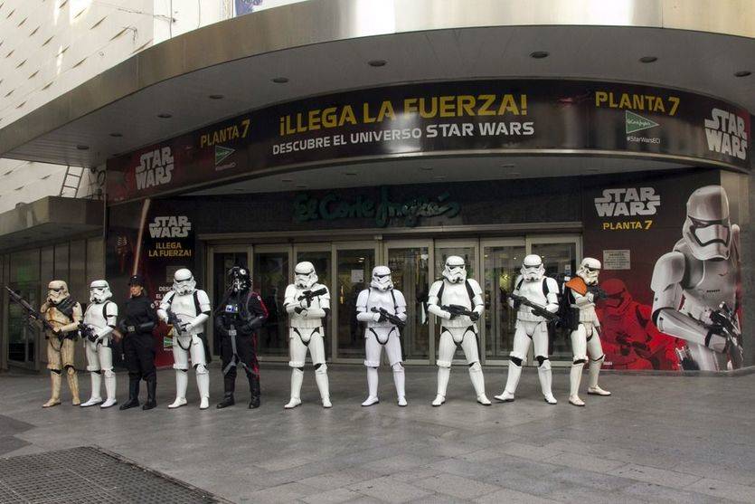 El Corte Inglés se suma a la cuenta atrás mundial para el estreno de 'Star Wars: el despertar de la Fuerza'