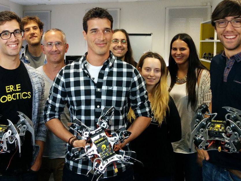 Una joven empresa vasca lanza la primera araña robótica de España