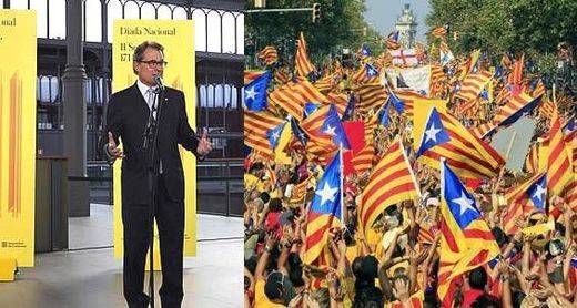 >> La Diada en Catalunya, marcada por el primer día de campaña electoral