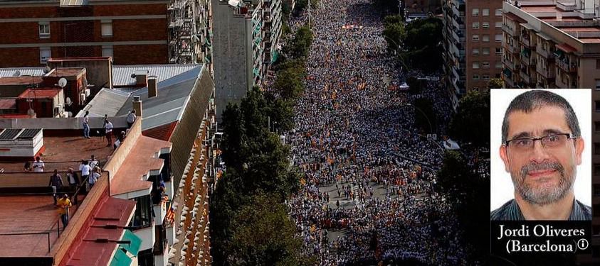 Éxito de la manifestación independentista: un millón y medio de personas salen a la calle