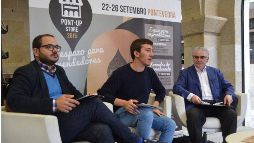 Rueda de prensa de presentación de Pont-up store Pontevedra