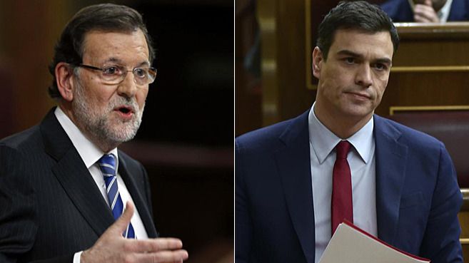 Rajoy y Sánchez frente a frente tras el 27-S en uno de sus últimos cara a cara en el Congreso