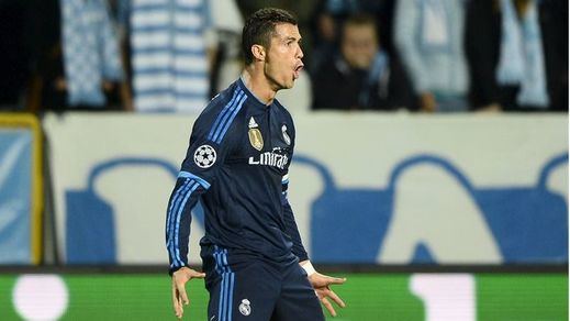 Doblete histórico de Cristiano, ya el mayor goleador del Madrid, y discreta victoria en Malmoe (0-2)