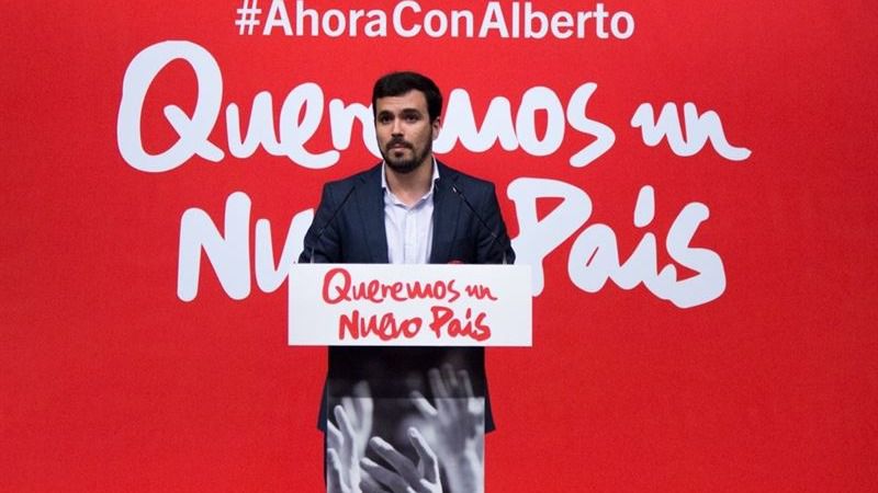 Garzón afirma que 'Ciudadanos es el sostén del bipartidismo' que representan PP y PSOE