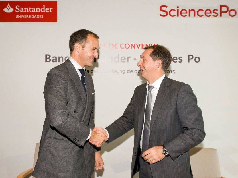 Sciences Po, el Instituto de Estudios Políticos de París y Banco Santander se alían en beneficio de la comunidad universitaria