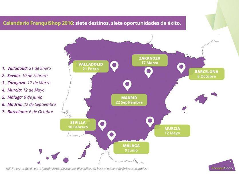 Calendario FranquiShop 2016