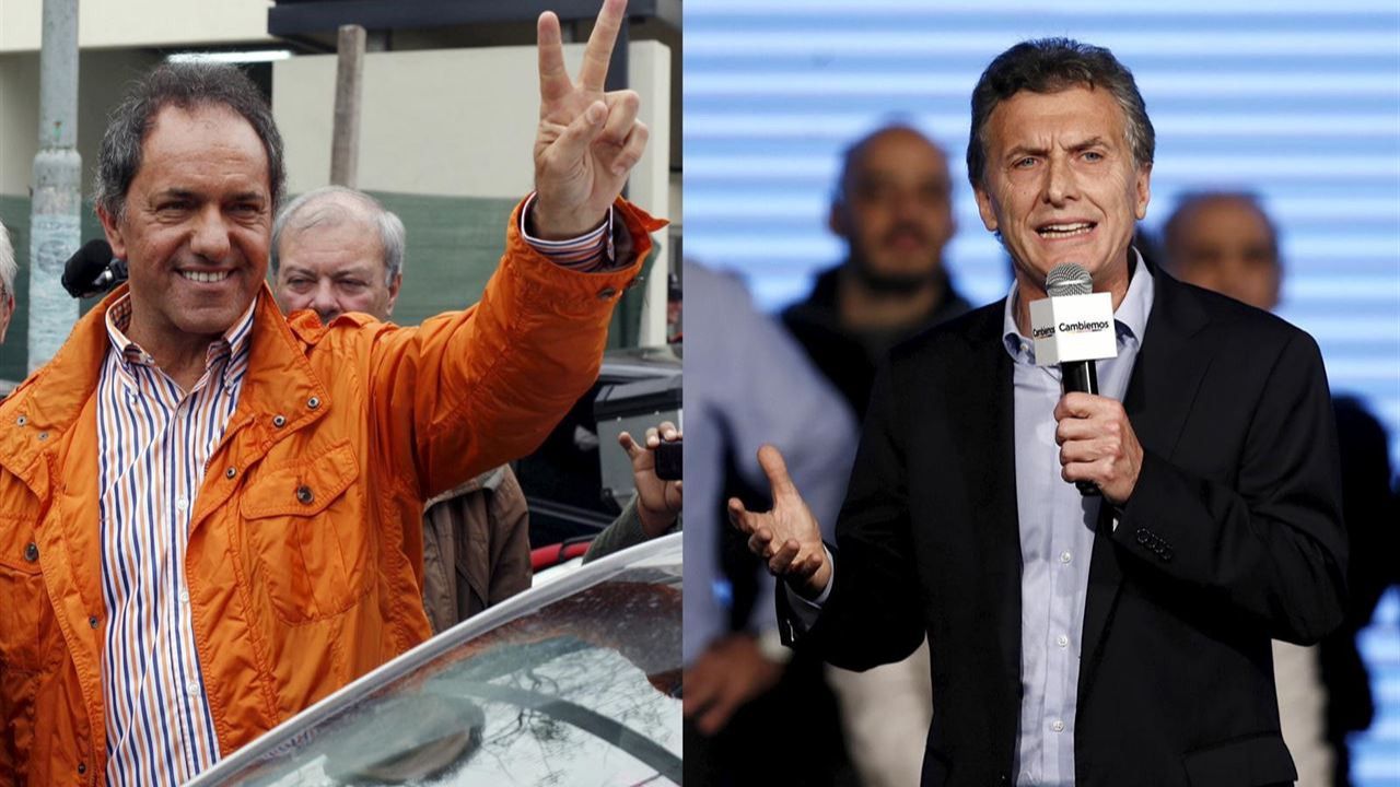 El peronismo se complica la sucesión en Argentina aunque Scioli supera a Macri en primera ronda
