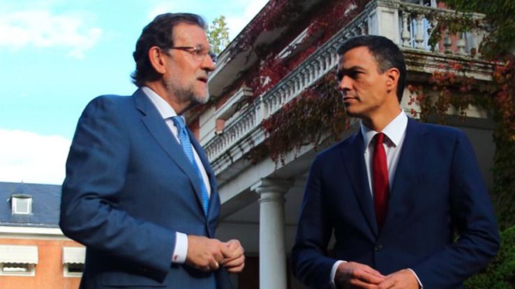 'Ahora en común': Rajoy y Sánchez afrontarán juntos el reto secesionista catalán