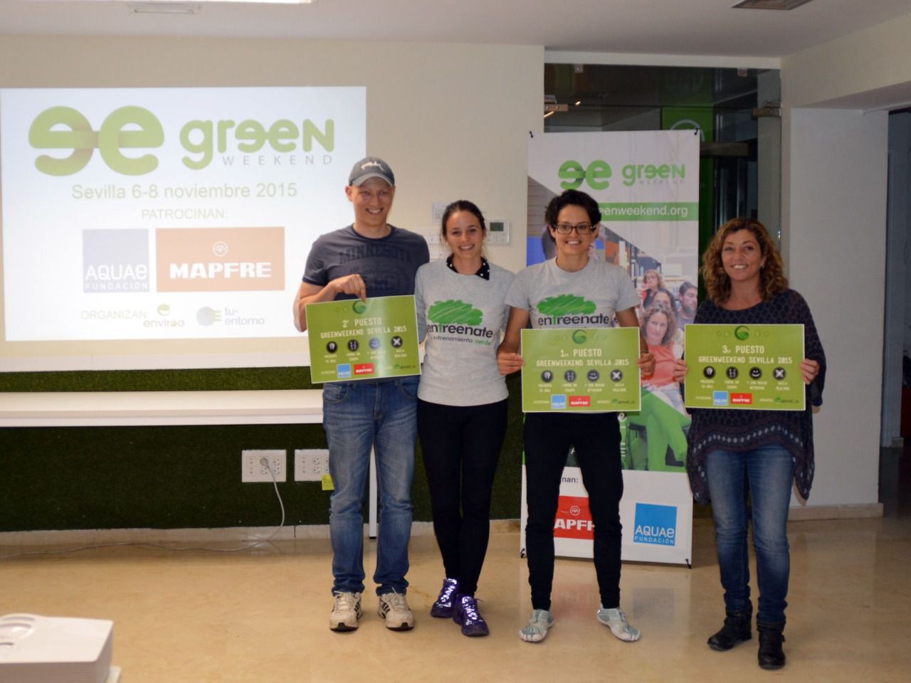 Una startup que ofrece actividades sanas en los parques gana el Greenweekend Sevilla