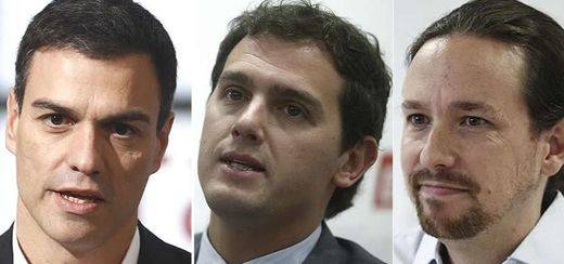 El debate a 3, sin Rajoy, con Sánchez, Rivera e Iglesias, será el 30 de noviembre