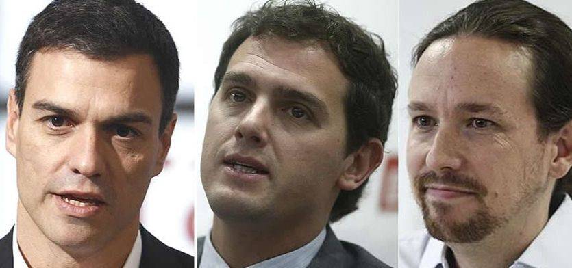 El debate a 3, sin Rajoy, con Sánchez, Rivera e Iglesias, será el 30 de noviembre y a través de Internet