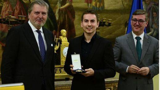 Otra medalla de oro para Jorge Lorenzo: la del Mérito Deportivo