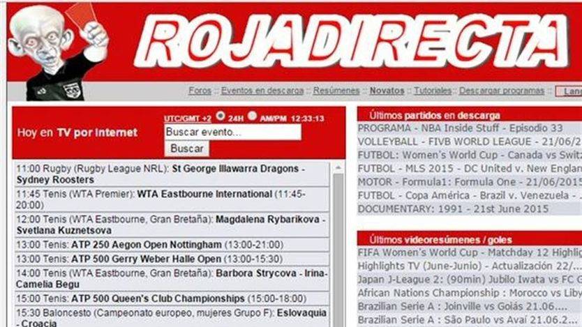 La justicia ordena el cierre de Rojadirecta, la web de enlaces para ver el fútbol online